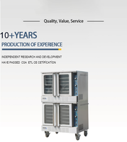 Four à vapeur à convection combiné gaz/électricité Dezoton avec commandes numériques, adapté à la cuisson dans les cuisines professionnelles
