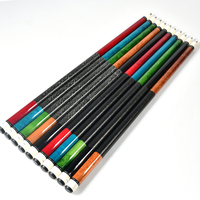Queue de billard américaine professionnelle en deux parties, 58 pouces, 20 oz, pointe de 12,5 mm, poignée en lin imprimé, queue de snooker TP-C4829-BK