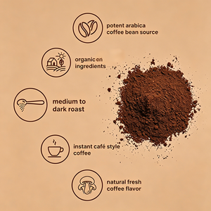 Café instantané Keto à faible teneur en glucides, <span class=keywords><strong>sans</strong></span> <span class=keywords><strong>sucre</strong></span>, à l'huile MCT, favorisant la satiété, graisses saines, boisson saine quotidienne, marque privée OEM - Product Image 2