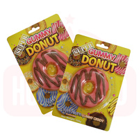 Holyewood 150G Donut Grote Gram Gummy Fruit Gemengd Snoep 3d 150G Donut Grote Gram Gemengde Doos Heerlijke Halal Fruitige Zoete Suiker