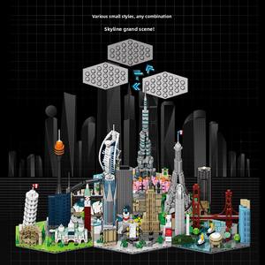 Maquette de Bâtiment Célèbre et Panorama Urbain, 40 Pièces, en ABS, Jouet Éducatif à Assembler Soi-même, Boîte pour Enfants de 5 Ans et Plus - Product Image 4