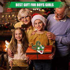 ไฟฉายไดโนเสาร์สุดเจ๋งพร้อมแสงและเสียงเพลงสำหรับงานปาร์ตี้เด็กและชุดแต่งกาย อุปกรณ์เสริมพัฒนาการเด็ก ผลิตในจีน - Product Image 2