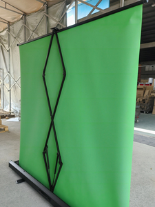 Fondo de Pantalla <span class=keywords><strong>Verde</strong></span> Plegable de 1.5x2M, Fondo Blanco y Negro Resistente a las Arrugas para Fotografía y Transmisión de Video - Product Image 6