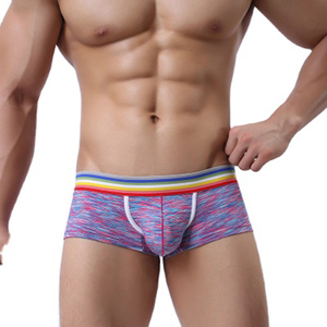 Bóxer corto para hombre, ropa interior de pene, con banda encantadora, con bulto grande, elegante, venta al por mayor - Product Image 4
