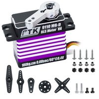 Servo numérique PTK 9110 sans balais 100KG 16.8V Servo turbojet pour avions RC, planeurs, drones