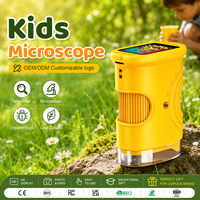 Mikroskop Mainan Anak OEM Inskam 382 2MP 1000X Penyimpanan Internal Mikroskop Elektron Mini Kompatibel dengan PC untuk Eksplorasi Alam