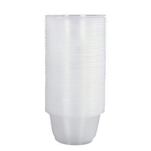 Bols en plastique jetables avec couvercles, ronds, de qualité alimentaire, compatibles micro-ondes, vaisselle à emporter, type 1000 - Product Image 2