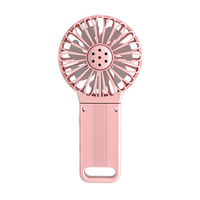 Ventilateur portable électrique pliable mini USB à moteur sans balais, batterie 500 mAh, diffuseur d'arômes portable en plastique pour la maison et l'hôtel – Offre Spéciale