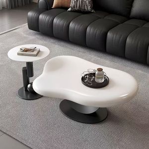 Irregular Cloud Shaped Coffee <b>Table</b> <b>Resin</b> <b>Top</b> Modern Living Room Decorative Furniture Small Apartment Use - Product Image 3