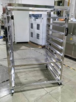 Oven Pengering Sirkulasi Udara Panas JM 304 Stainless Steel Hemat Energi Motor Listrik/Pemanas Gas Daya 20KW untuk Pengeringan Makanan