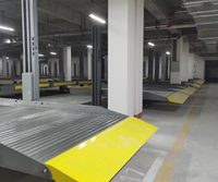 Système de levage de voitures à double étage 2 poteaux avec conception de carport, capacité de charge de 2500 kg pour usage commercial