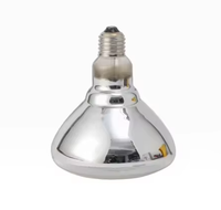 Lampe chauffante infrarouge professionnelle à quartz 175W 275W 110V 220V E27 pour incubateur de porcelets et volailles