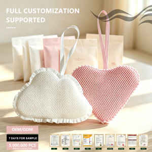 Sac à savon 3D en nylon maillé épaissi, forme nuage et cœur, avec fermeture sécurisée pour le bain – Vente chaude - Product Image 1