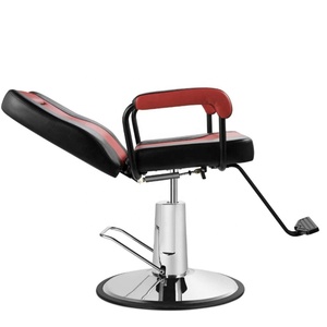 Produttore fornitura comodo e semplice ascensore-Tilt sedia <span class=keywords><strong>da</strong></span> <span class=keywords><strong>parrucchiere</strong></span> <span class=keywords><strong>uomo</strong></span> nero-rosso idraulico per uso domestico per mobili <span class=keywords><strong>da</strong></span> salone - Product Image 5