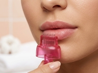 Skinfill Bacio Promoitalia 12 aiguilles pour soins du visage avec technologie de vide en acier inoxydable et logo personnalisé, modèle CMN12 pour les lèvres