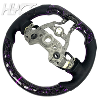 Accessoires intérieurs automobiles, volant sport en cuir et fibre de carbone forgée, adapté aux Hyundai I30N I20N ElantraN N-line