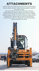 EPA/EURO 5 chargeuse-pelleteuse sur pneus chargeur sur pelleteuse moteur diesel 4 roues motrices 2 tonnes 4 tonnes 6 tonnes 8 tonnes à des prix abordables - Product Image 5