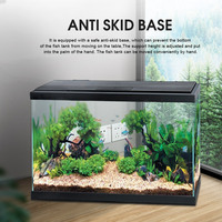 Aquarium en verre Resun, nouveau design, avec éclairage LED, filtre et accessoires.