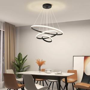 Orecchino Led moderno pendente <span class=keywords><strong>lampadario</strong></span> luce Art Deco luce pendente per sala da pranzo soggiorno - Product Image 4