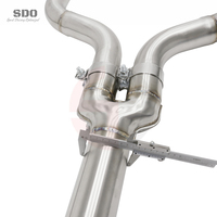 Système d'échappement Catback Valvetronic en acier inoxydable SDO Performance pour Mercedes-AMG E43 W213 3.0T V6 2017-2020 avec silencieux