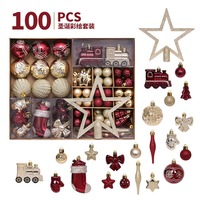 Lot de 100 kits de peinture de Noël avec pinceaux – Fournitures d'art DIY pour enfants, cadeaux de fête et décorations