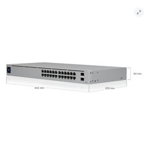 Switch Gestionado de Nivel 2 USW-24, 24 Puertos, Capacidad de 52 Gbps, 720W PoE, 1 Año de Garantía - Product Image 3