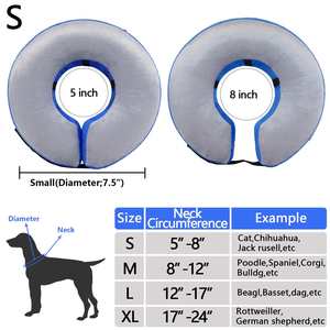 Collar Isabelino de Recuperación para Perros y Gatos, Suave y Ajustable, con Diseño de Donut, para después de Cirugía, Almohada para el <span class=keywords><strong>Cuello</strong></span> - Product Image 5