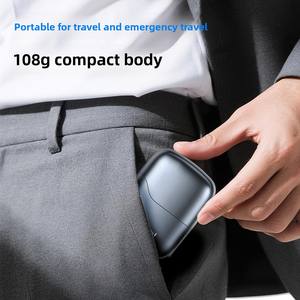 Rasoio Elettrico Portatile Mini Komingdon per Uomo, Doppia Testina, da Viaggio, Impermeabile, per Rasatura Liscia su Pelle Asciutta o Bagnata - Product Image 4