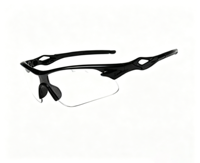 Lunettes de soleil de cyclisme GL9302 pour hommes et femmes, lunettes de sport UV400, lunettes PC pour VTT, verres miroir jaunes transparents