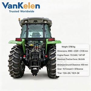Tracteur agricole diesel 4x4 160 CV XTC1804-1 avec cabine fermée pour le labour - Product Image 1