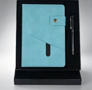 Offres Spéciales : Ensemble de Carnets à Couverture Rigide en Cuir Magnétique <span class=keywords><strong>pour</strong></span> Planification, avec Stylo, Motif Feuille Verte, <span class=keywords><strong>pour</strong></span> le Marquage de Marques - Product Image 6