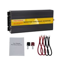Onduleur Pretiosus monophasé 3000W onde sinusoïdale modifiée hors réseau onduleur 12V 24V 48V cc à Ac 110V 220V onduleur solaire