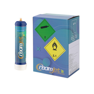CreamJet Outils pour desserts à la crème fouettée personnalisés, cartouche de gaz pour crème CO2/N2, cylindre de gaz pour crème - Product Image 1