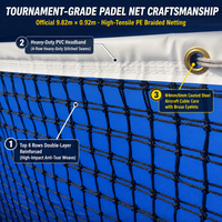 Poteau de filet de padel galvanisé à chaud avec manchon de fixation au sol, système de filet de padel à dégagement rapide pour les entrepreneurs