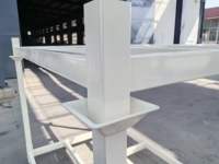 Poteaux de palettes en acier industriel |   Capacité de plus de 2000 kg durable |   Conception empilable et pliable |   Rayonnage à palettes OEM pour entrepôt, robuste