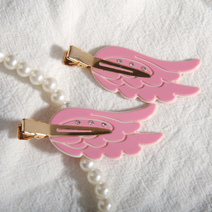 En gros Pinces à cheveux pour femmes, mignonnes, sans plis, style Y2K, à motif dessin animé, avec strass, pour franges et maquillage, accessoires capillaires - Product Image 4