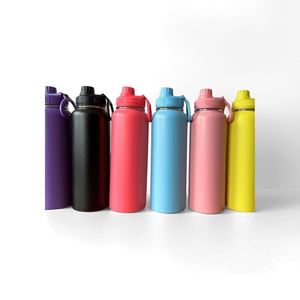 Eco-Friendly Insulated Customized Gym Motivational Stainless Steel Water Bottles With Cover - Product Image 1