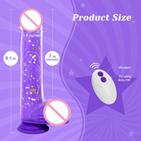 Ferngesteuerter Stoß-Dildo Vibrator Realistischer G-Punkt Heizender Schwingender Silikon-Saugnapf Erwachsenen-Sexspielzeug für Frauen