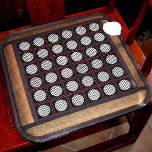 Elektrisches Heizkissen mit Gemischten Jade-, Turmalin- und <span class=keywords><strong>Germanit</strong></span>-Steinen für Bürostuhl, Heimgebrauch, Werbeartikel, Großhandelsgeschenk - Product Image 1