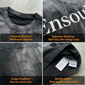 เสื้อยืดคุณภาพสูง ผ้าฝ้าย 100% ซักกรด พิมพ์ลายกราฟิกตามสั่งสำหรับผู้ชาย ประดับด้วยคริสตัล เสื้อสตรีทแวร์เนื้อหนา - Product Image 2