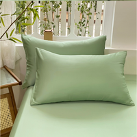 Parure de lit gonflable moderne en fibre de bambou, housse de couette, drap et taie d'oreiller, 500TC, écologique, haute qualité, profonde, vente en gros