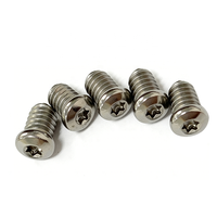 Semi-round Head Torx Metric Steel Screw M2.5 Standard Thread Non-loosening Folding Knife Handle Fastener Plain Finish Grade