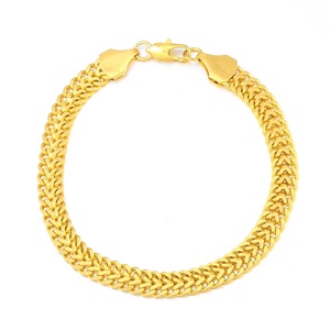 <span class=keywords><strong>Bracelet</strong></span> à chaîne pour hommes, style hip hop, plaqué <span class=keywords><strong>or</strong></span> <span class=keywords><strong>18</strong></span> K, vente en gros d'usine, 2022 - Product Image 1