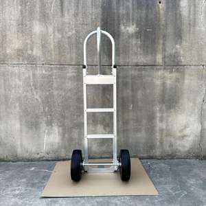 <span class=keywords><strong>P</strong></span> pegangan truk tangan aluminium dengan roda karet untuk alat transportasi dan penggunaan industri - Product Image 5