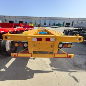 Remolque Esqueleto para Contenedores de 3 Ejes, 40 pies/45 pies, Chasis de Alta Resistencia para Transporte de Contenedores, Venta Directa de Fábrica - Product Image 5