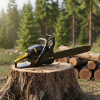 Tronçonneuse à essence portable puissante à deux temps de 20 pouces pour la coupe du bois – Vente en gros