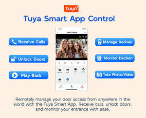 Smart Two-Unit Video Door Phone <strong>System</strong> with 4 Touch Displays Access Control and <strong>Security</strong> Camera Door Switch PSU - Product Image 6
