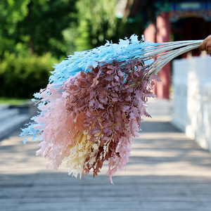 Cinque rami di pera foglie di fiori artificiali decorazione per sala di nozze all'aperto Hotel matrimonio decorazione del soffitto fiore - Product Image 1