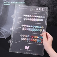 Nouveau kit complet de vernis à ongles gel UOMI 36/30/24/12/10/6 couleurs, imperméable, séchant rapidement, effet œil de chat, paillettes, gel solide