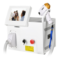 Appareil d'épilation au laser à diode portable pour usage commercial, appareil d'épilation permanente indolore, 808 nm, refroidissement par glace